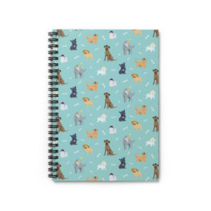 Dogs with Hats Spiral Notebook