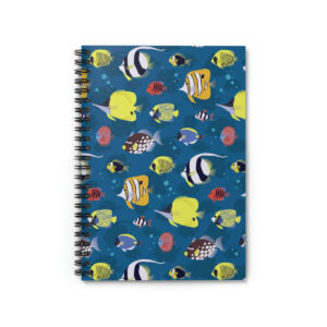 Swimming Fish Spiral Notebook