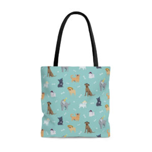 Dogs with Hats Tote Bag