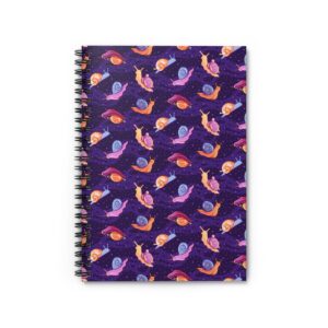 Space Snails Spiral Notebook